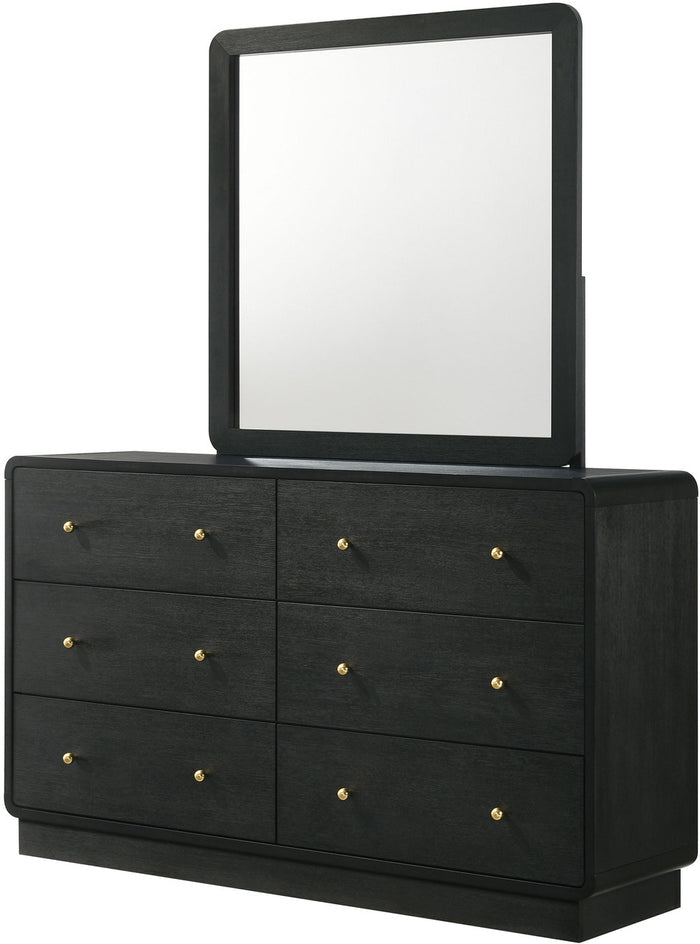 STAVER Black 59" x 72" Height Dresser & Mirror