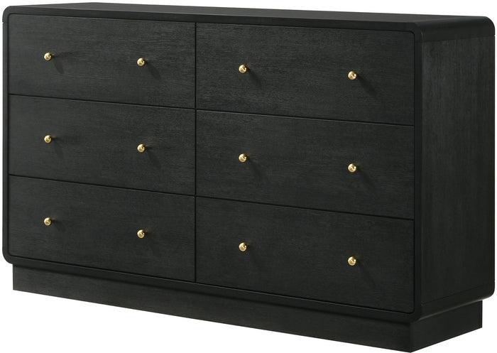 STAVER Black 59" x 72" Height Dresser & Mirror