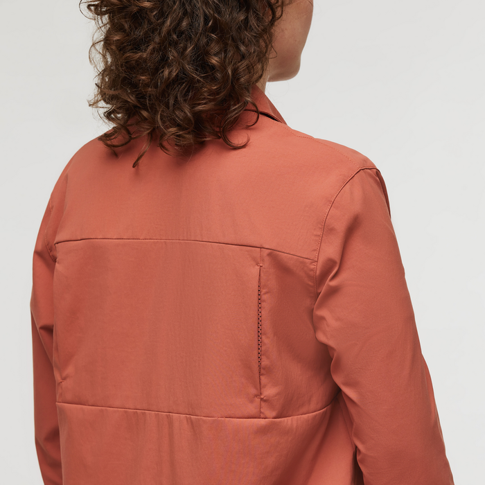 Sumaco Long-Sleeve Shirt - Women's, Faded Brick, Model Courtney