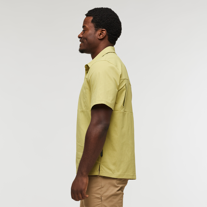 Sumaco Short-Sleeve Shirt - Men's, Lemongrass, Model Jeremy