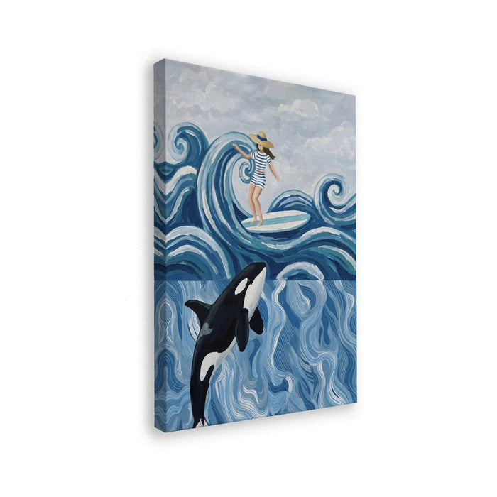 Surfer Girl and Orca - HUGO