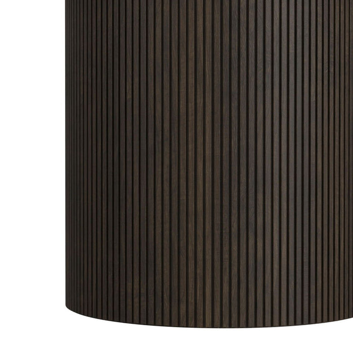Sylvie - Round Table With White Faux Marble Top And Base