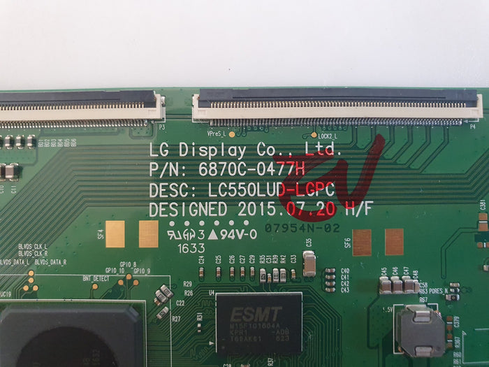 T-Con board 6870C-0477H LG 55EG910V