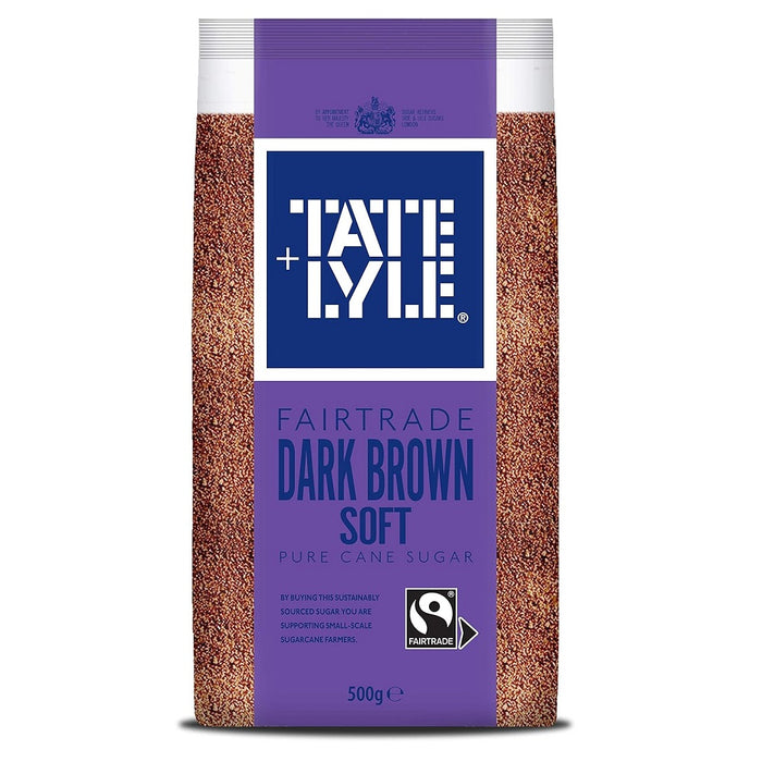 Tate & Lyle Fairtrade Dark Brown Soft Sugar 500g product image