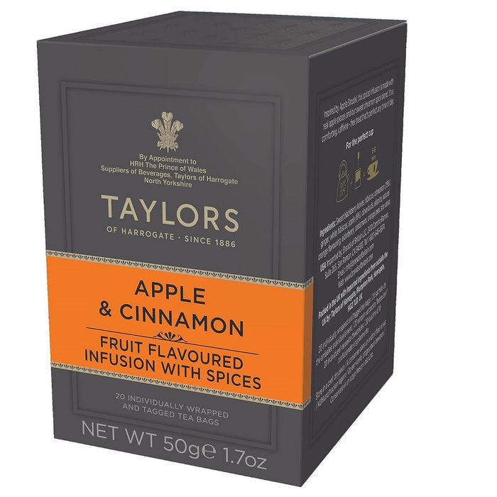 Taylors of Harrogate Apple & Cinnamon (Fruit Flavoured Infusion with Spices) 20 Teabags product image