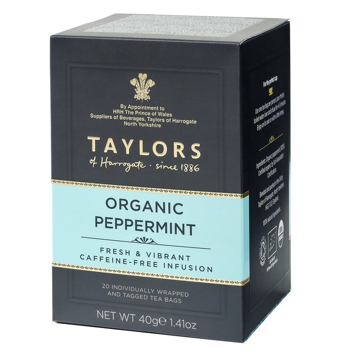 Taylors of Harrogate Organic Peppermint 20 Tea Bags product image