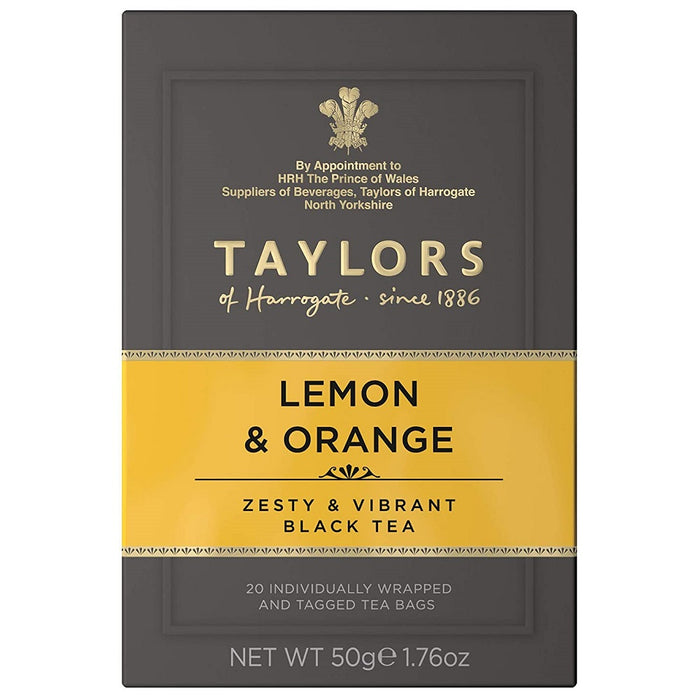 Taylors of Harrogate Yorkshire Lemon & Orange Black Tea - 20 Teabags product image