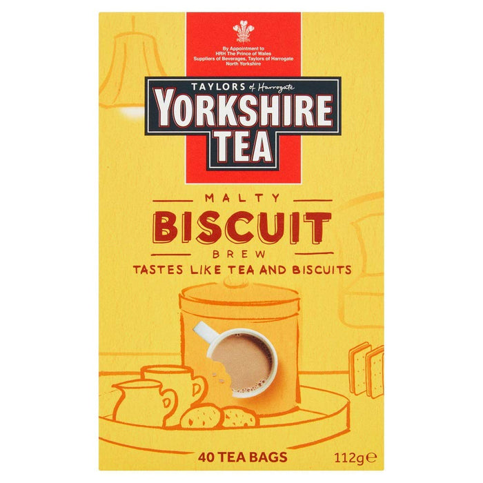Taylors of Harrogate Yorkshire Tea Malty Biscuit Brew 40 Tea Bags, 112g product image