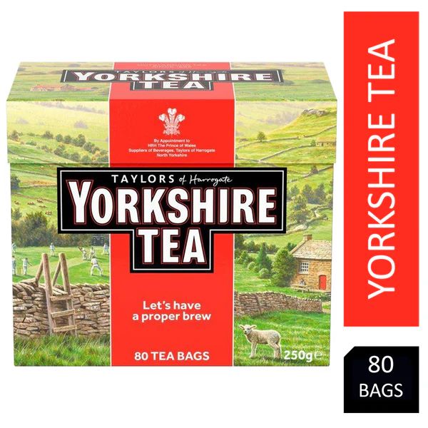 Taylors of Harrogate Yorkshire Tea Original Red 80 bags
