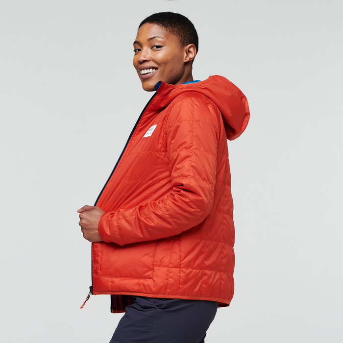 Teca Cálido Hooded Jacket - Women's, Rocket Science, Model Callie