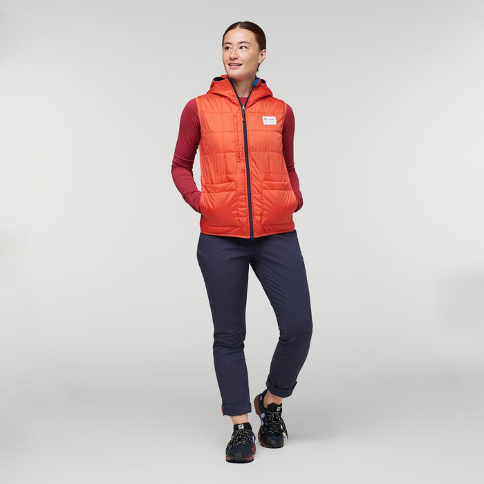 Teca Cálido Hooded Vest - Women's, Rocket Science, Model Aya