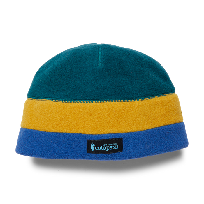 Teca Fleece Beanie, Deep Ocean Stripes