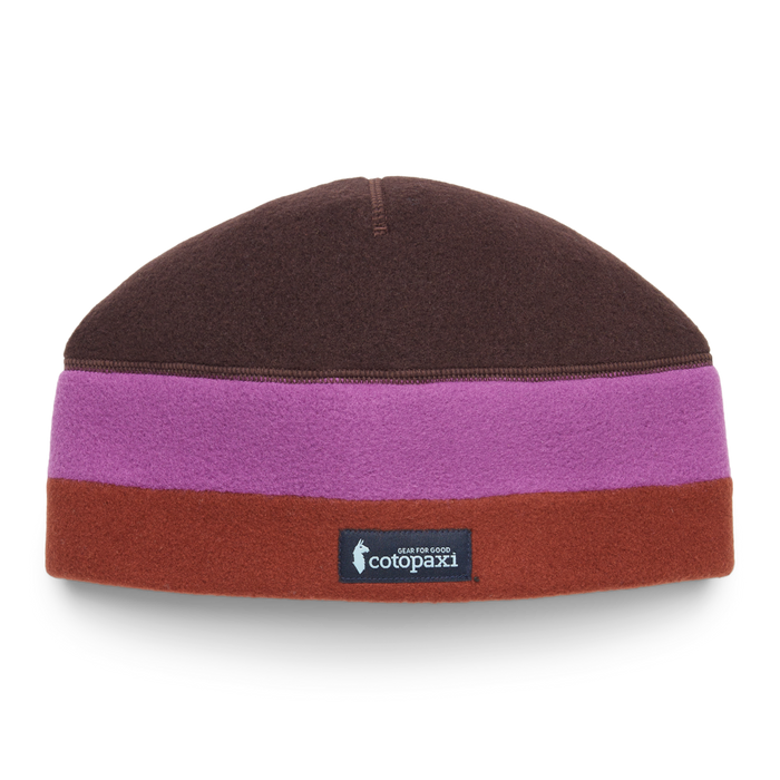 Teca Fleece Beanie, Coffee, Detail