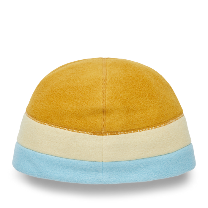 Teca Fleece Beanie, Amber Stripes