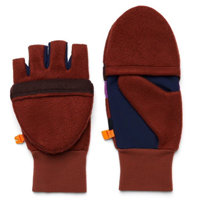 Teca Fleece Glitten, Rusty, Detail