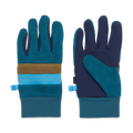 Teca Fleece Gloves, Abyss, Detail
