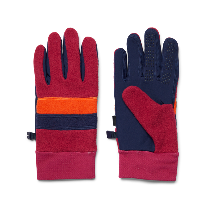 Teca Fleece Gloves, raspberry
