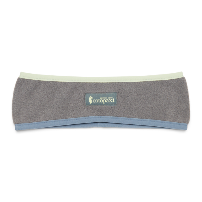 Teca Fleece Headband, Cinder, Detail