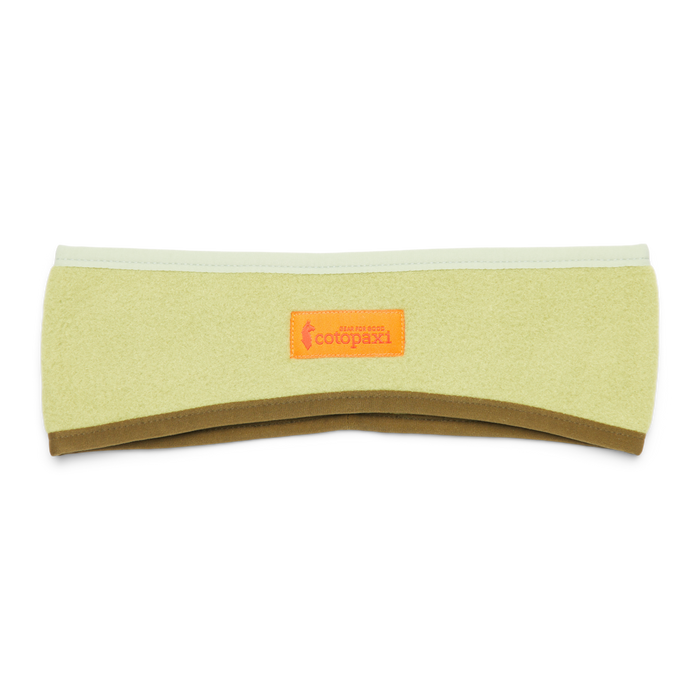 Teca Fleece Headband, Lemongrass, Detail