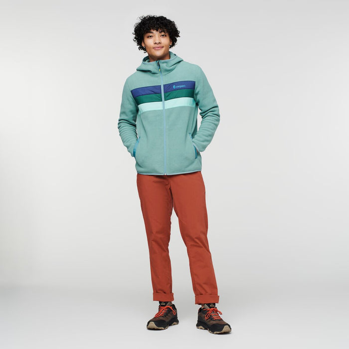 Teca Fleece Hooded Full-Zip Jacket - Men's, Building Bridges, Model Xavier