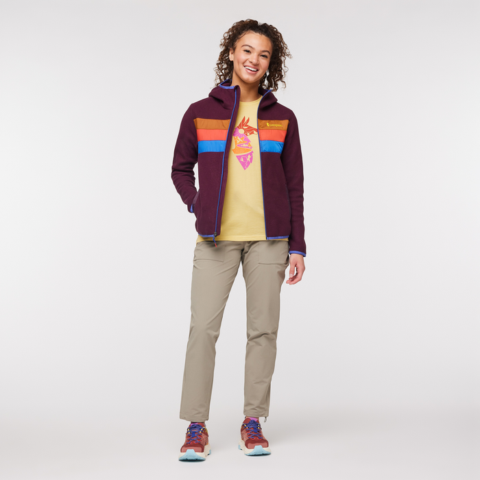 Teca Fleece Hooded Full-Zip Jacket - Women's, Verona, Model Aya