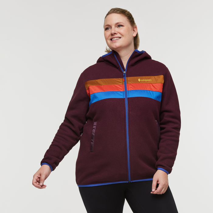 Teca Fleece Hooded Full-Zip Jacket - Women's, Verona, Model Jennifer