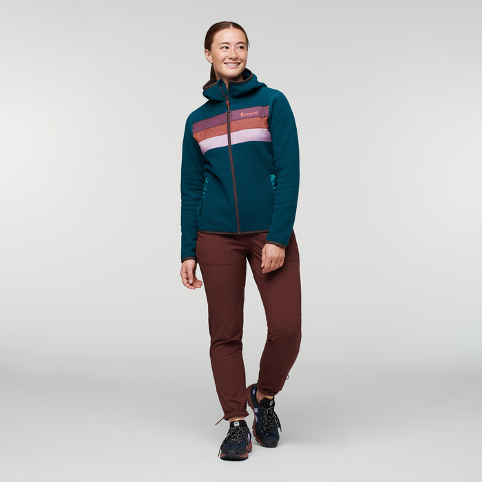 Teca Fleece Hooded Full-Zip Jacket - Women's, Dragons Exist, Model Aya