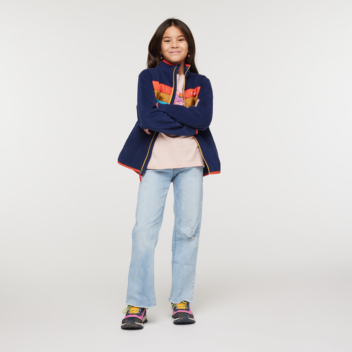 Teca Fleece Jacket - Kids', Rabbit Hole, Model Scarlett