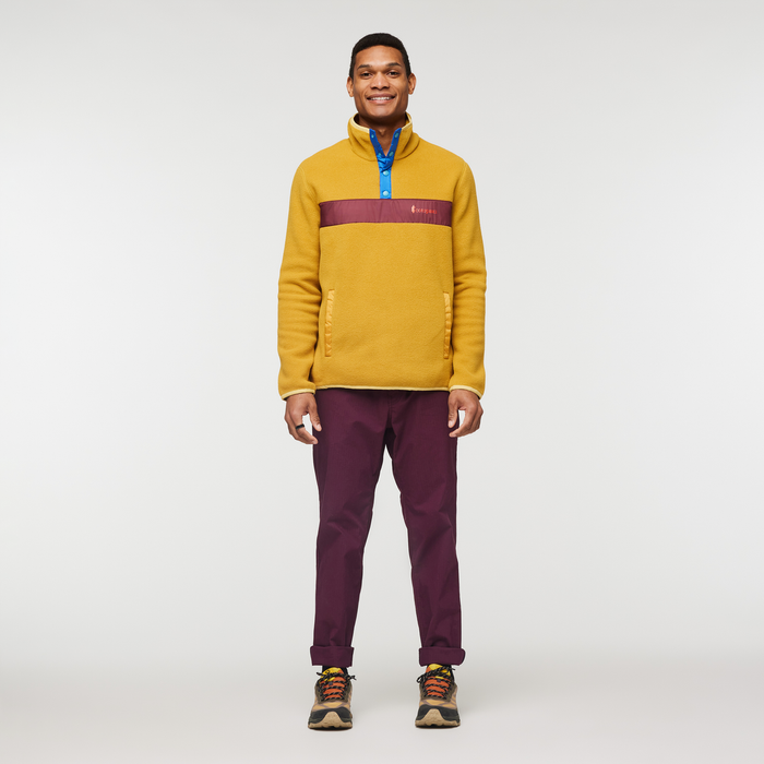 Teca Fleece Pullover - Men's, Burger, Model Jason