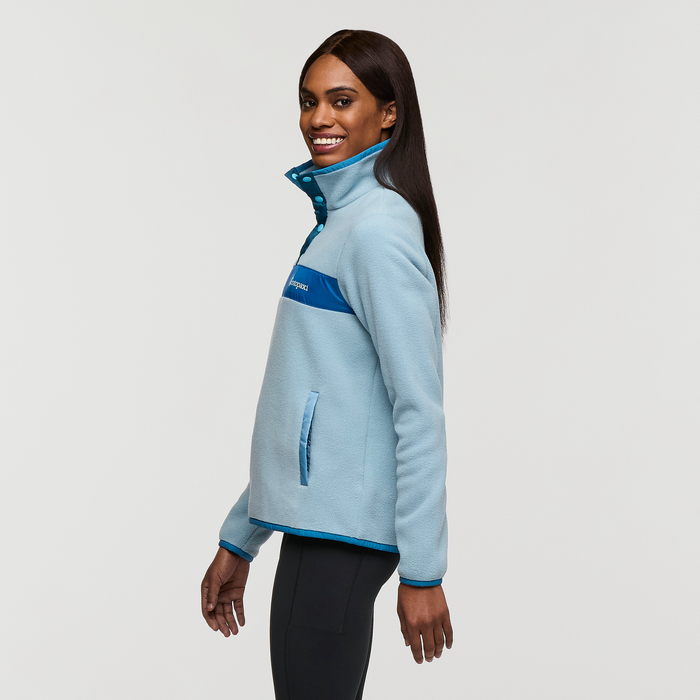 Teca Fleece Pullover - Women's, Whale Song, Model Sydney