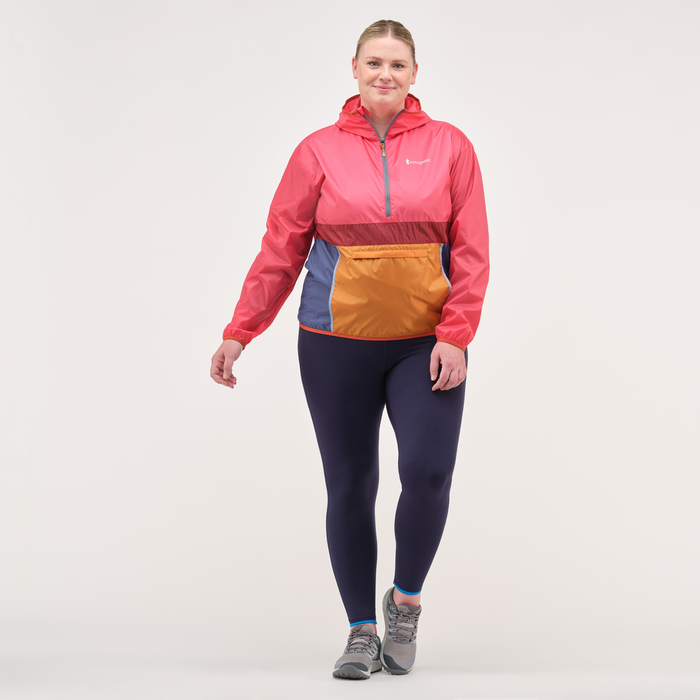 Teca Half-Zip Windbreaker - Women's, Floor Is Lava, Model Jennifer