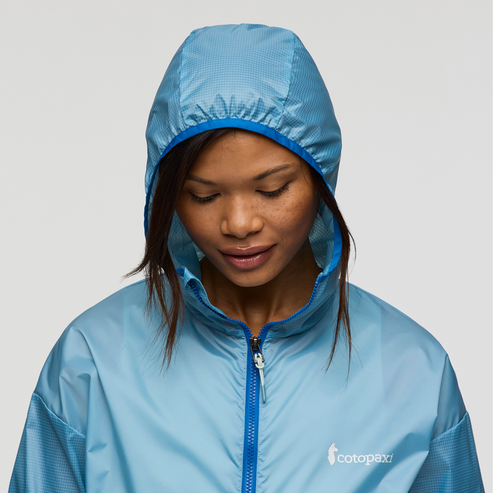 Teca Half-Zip Windbreaker - Women's, Bubble Bath, Model Jade