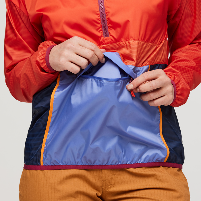 Teca Half-Zip Windbreaker - Women's, Fiesty, Model Aya
