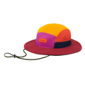 Tech Bucket Hat, Foxglove/Raspberry