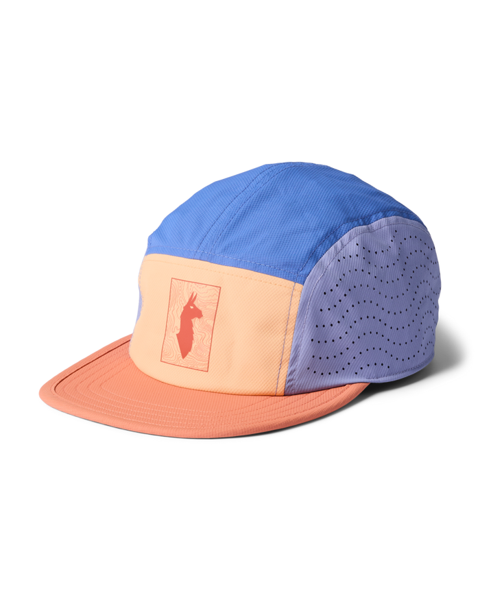 Tech Plus 5-Panel Hat, Cantaloupe/Grapefruit