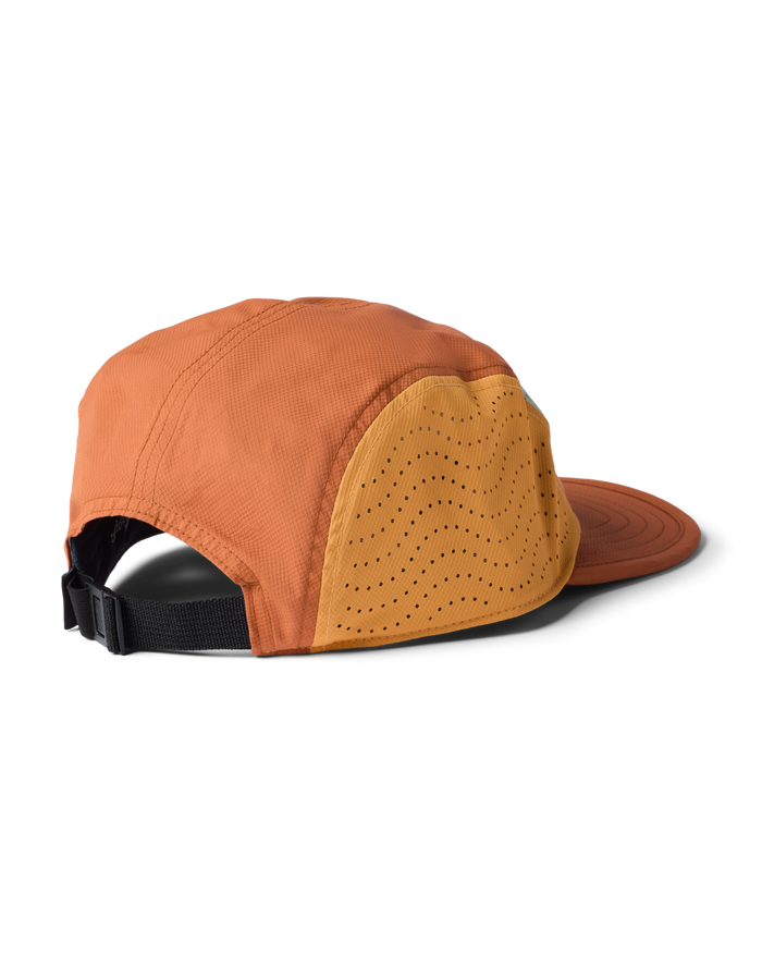 Tech Plus 5-Panel Hat, Tide Pool/Whiskey