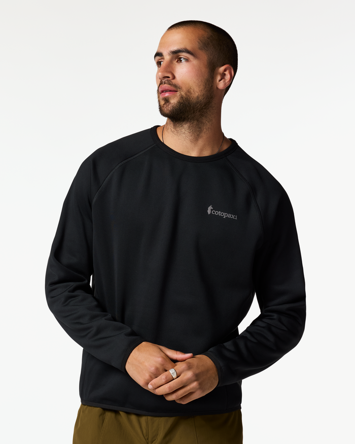 Tempa Fleece Crew - Men's, Cotopaxi Black, Model Dale