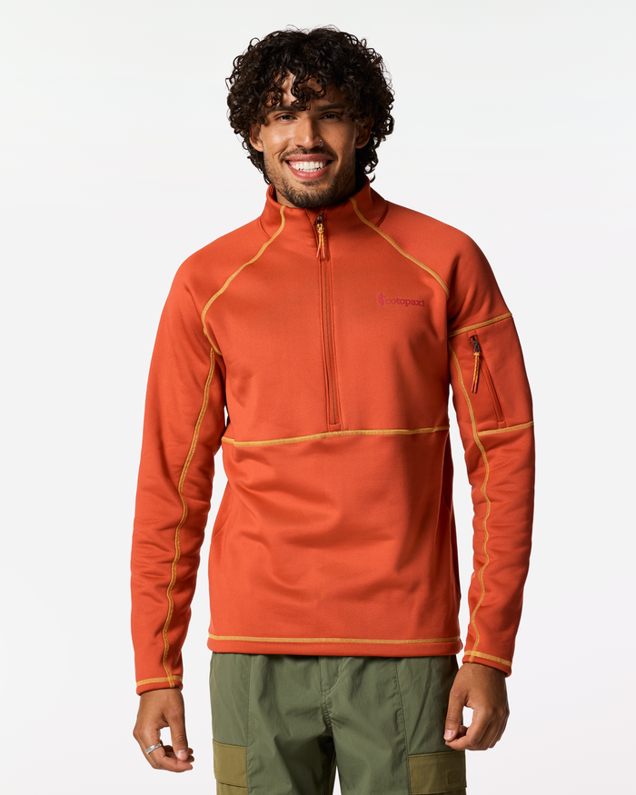 Tempa Fleece Half-Zip Pullover - Men's, Chimayo, Model Pedro
