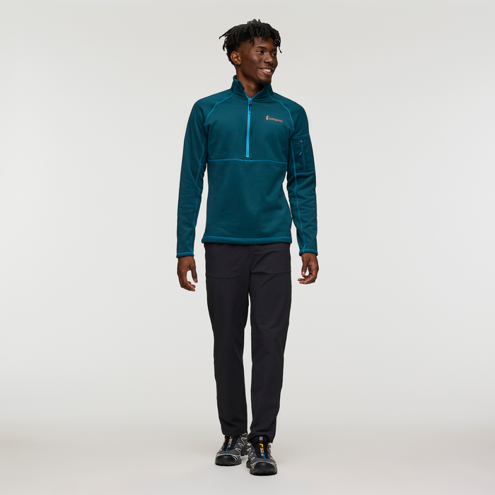 Tempa Fleece Half-Zip Pullover - Men's, Abyss, Model Nicolas