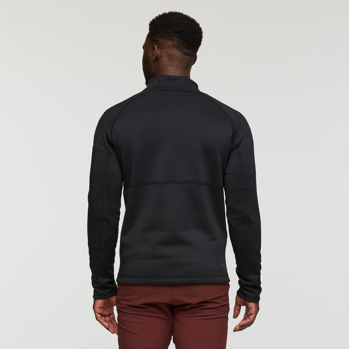 Tempa Fleece Half-Zip Pullover - Men's, Cotopaxi Black, Model Kirk