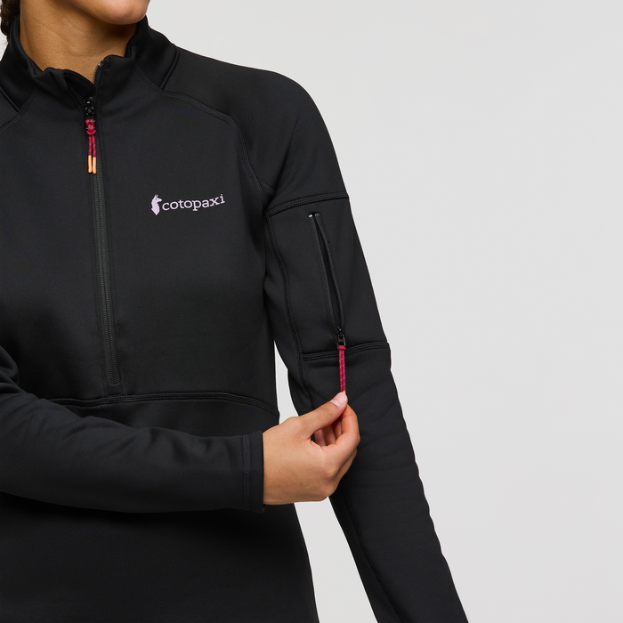 Tempa Fleece Half-Zip Pullover - Women's, Cotopaxi Black, Model London
