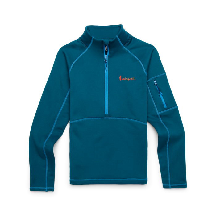 Tempa Fleece Half-Zip Pullover - Women's, Abyss, Model Sydney