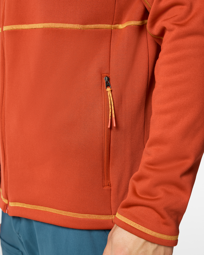 Tempa Fleece Hooded Jacket - Men's, Chimayo, Model Kellan