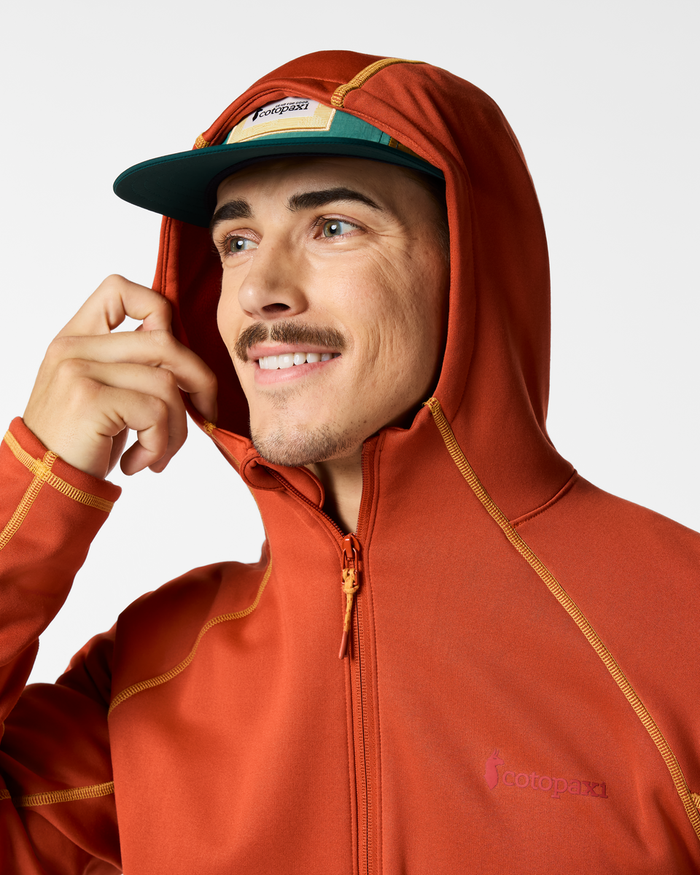 Tempa Fleece Hooded Jacket - Men's, Chimayo, Model Kellan