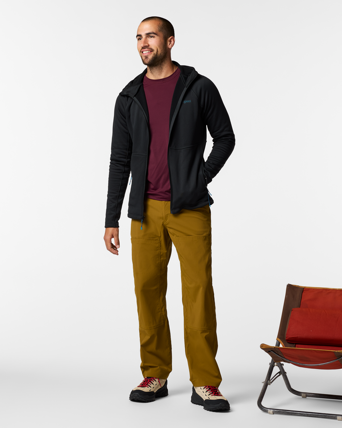 Tempa Fleece Hooded Jacket - Men's, Cotopaxi Black, Model Dale