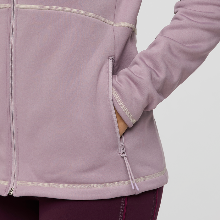 Tempa Fleece Hooded Jacket - Women's, Quartz, Model Avery