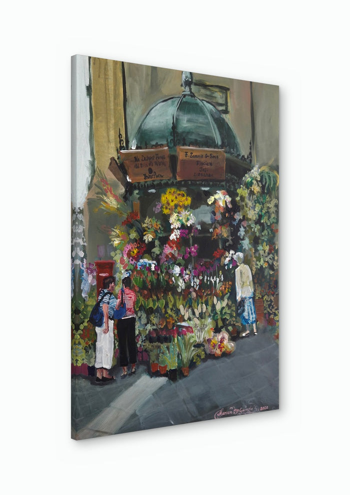 The flower kiosk in Valletta - Mariam De Giorgio
