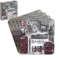 The Leonardo Collection London England Coaster Set of 4 White product image