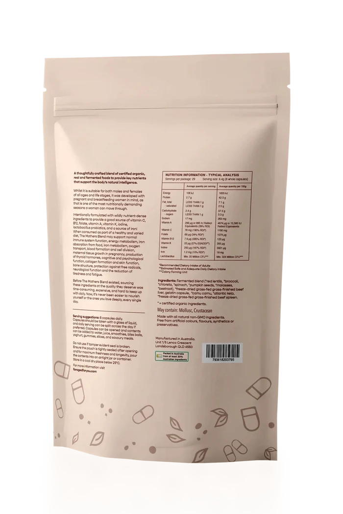 The Mothers Blend Capsules - Subscription Refill Pouch