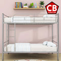 TIMMY Silver 79" x 42" Twin Platform Bunkbed